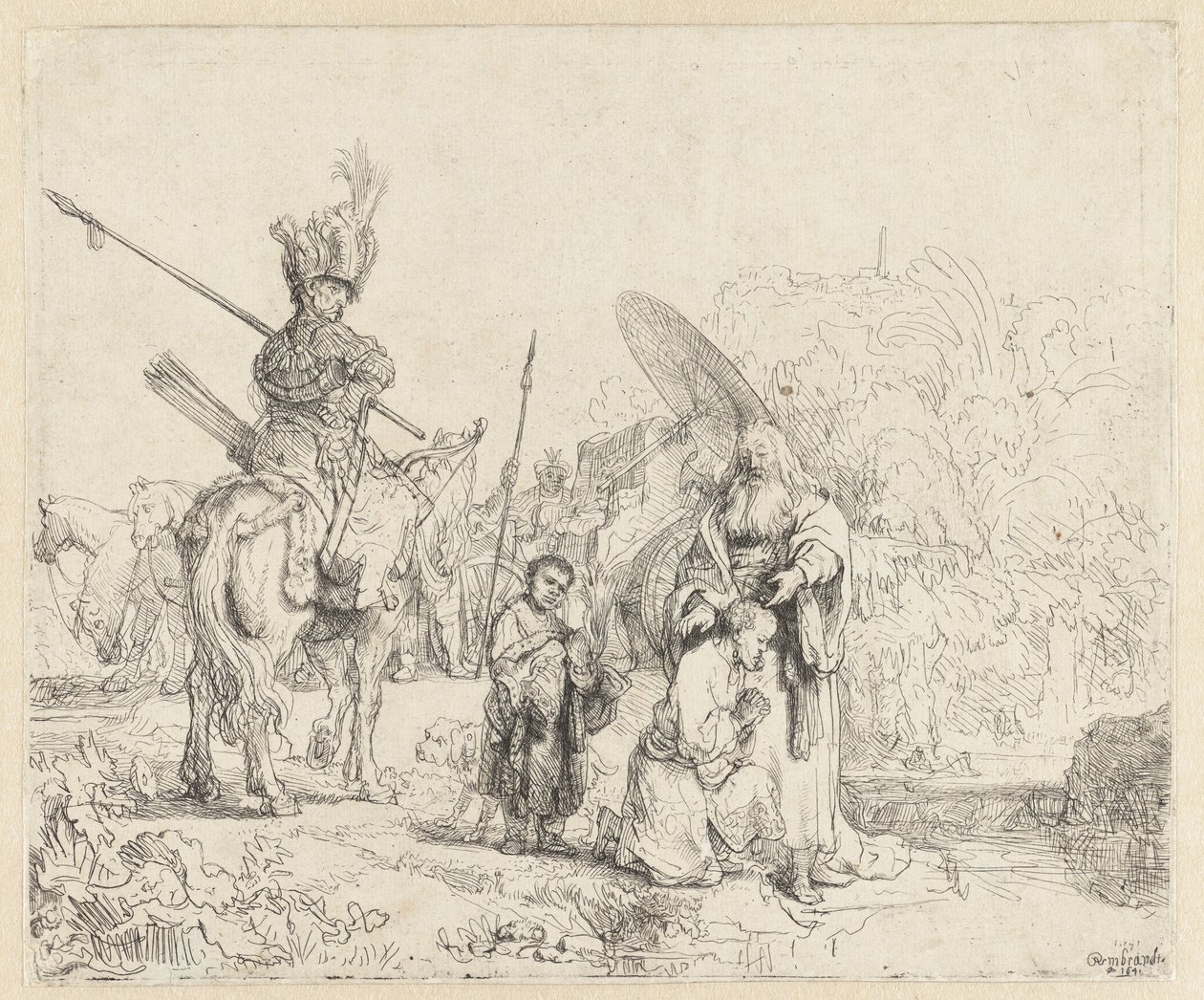Eunukkens dåb af Rembrandt van Rijn