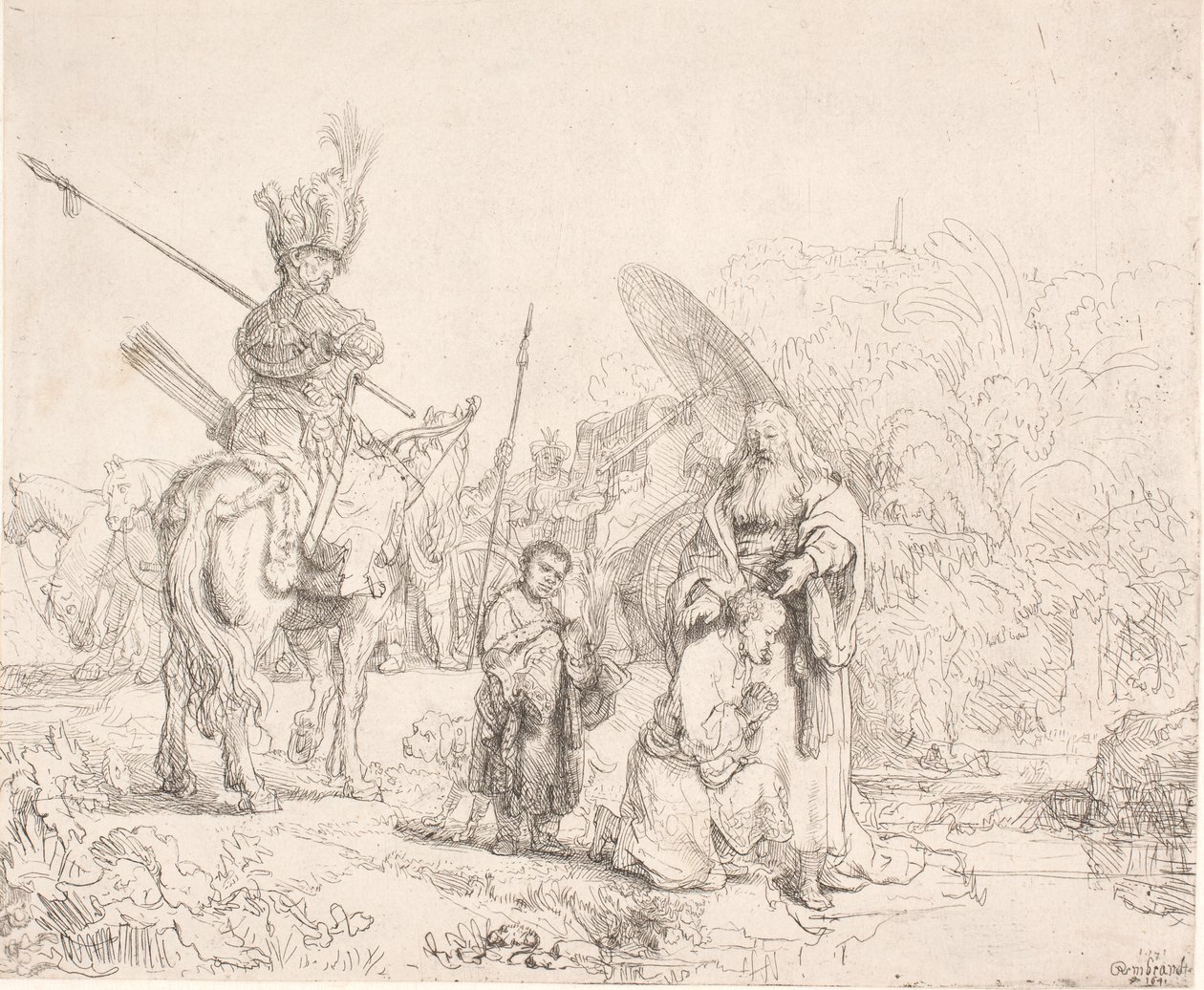 Eunukkens dåb af Rembrandt van Rijn