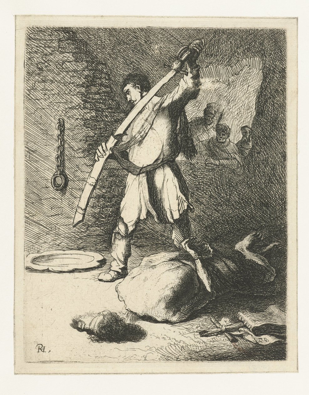 Halshugningen af Johannes Døberen af Rembrandt van Rijn
