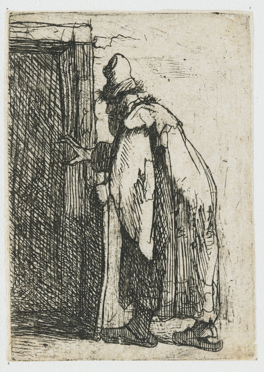 Tobits blindhed: en skitse af Rembrandt van Rijn