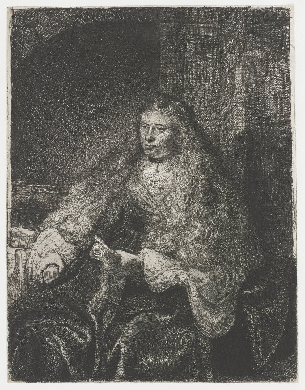 Den store jødiske brud af Rembrandt van Rijn