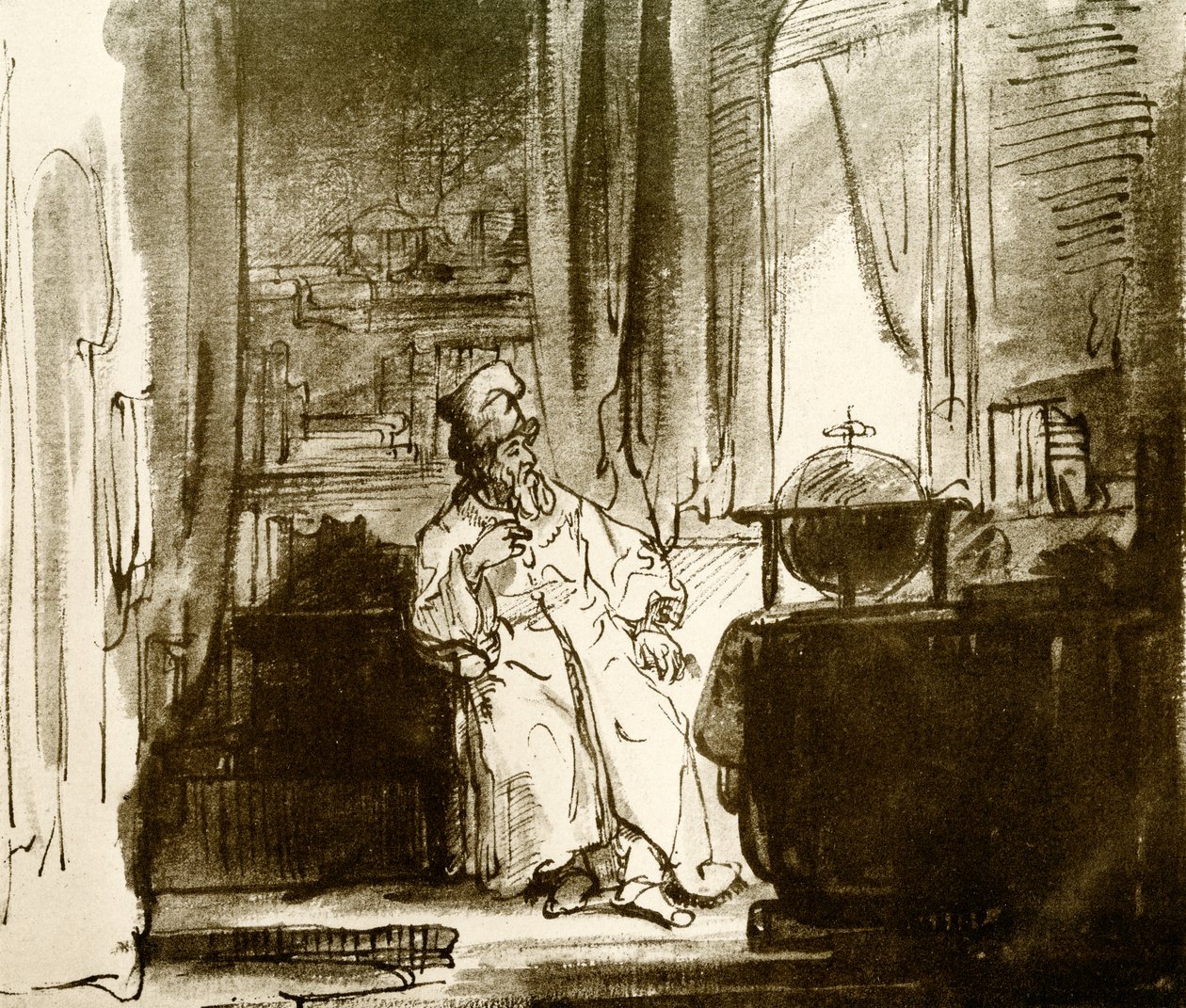 Filosoffen af Rembrandt van Rijn