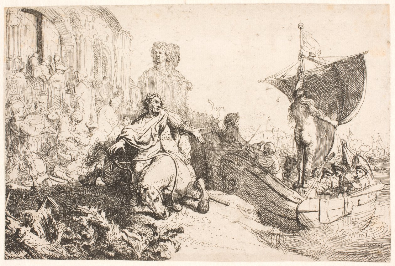 Lykkens skib af Rembrandt van Rijn