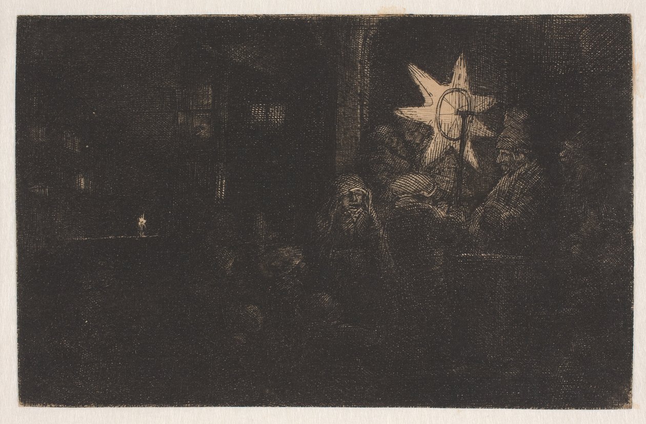Kongernes stjerne: et natstykke af Rembrandt van Rijn