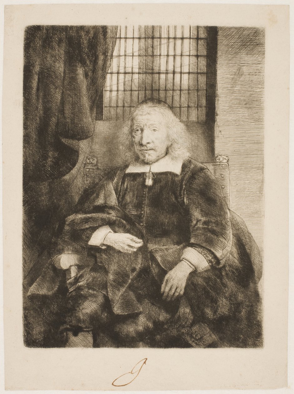 De slentrende musikere af Rembrandt van Rijn