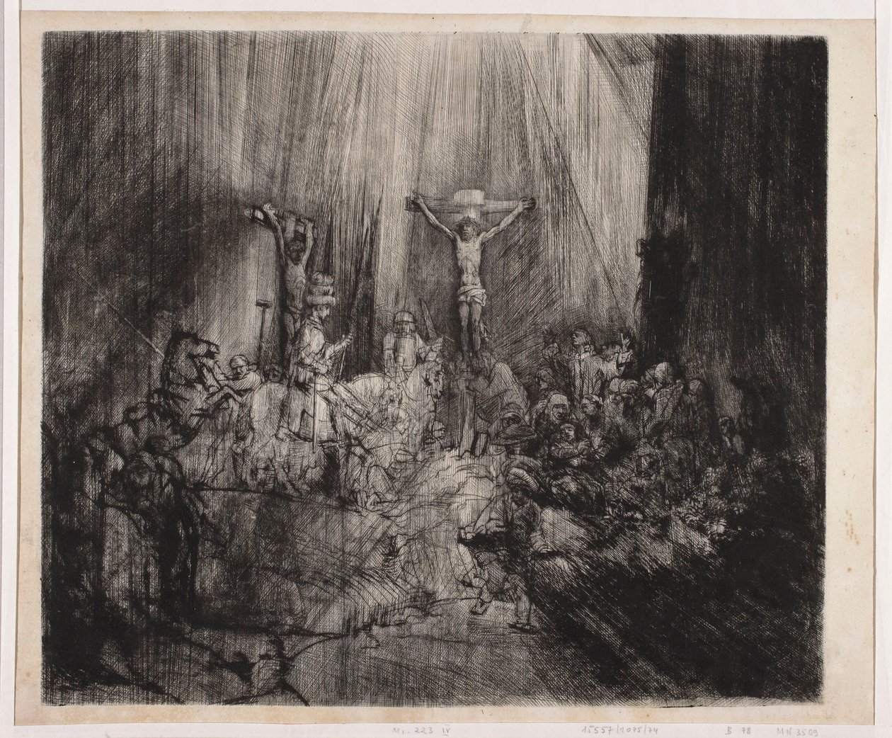 De tre kors af Rembrandt van Rijn