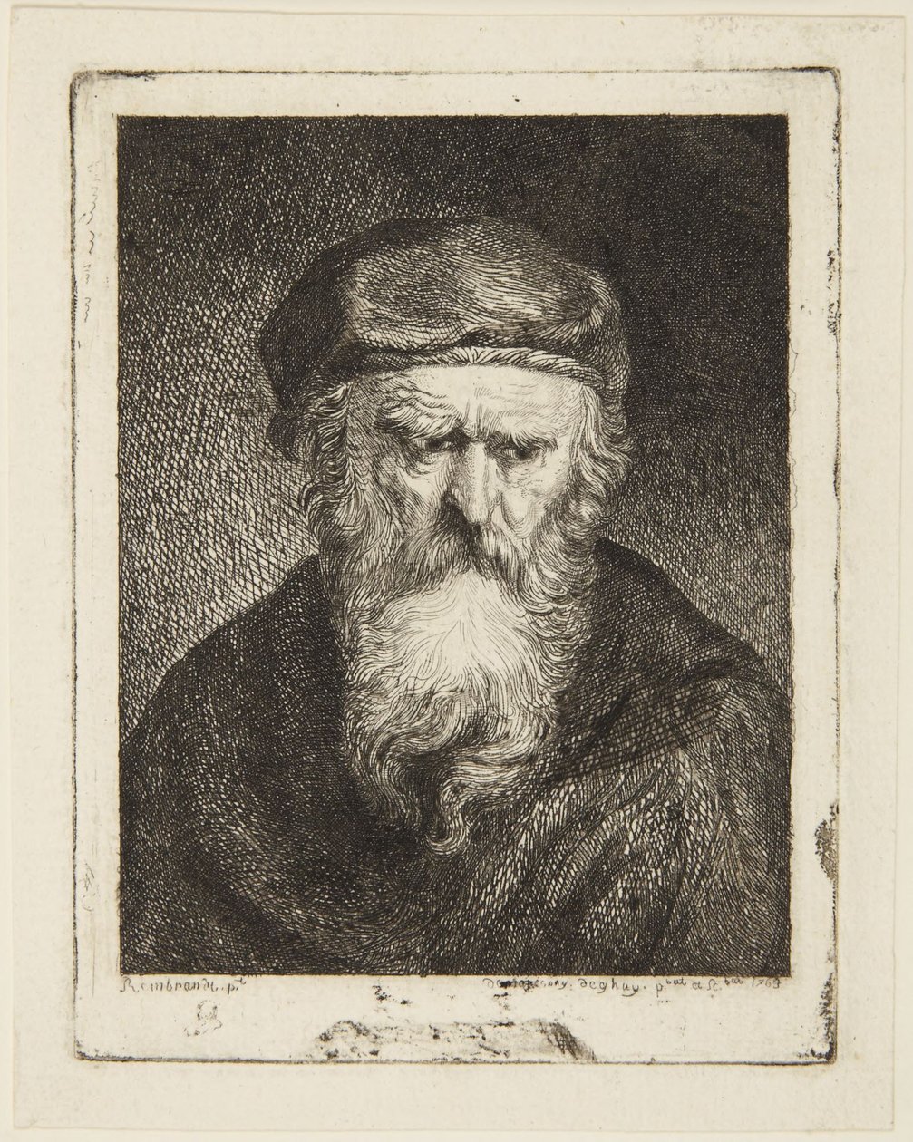 Den gnavne gamle mand af Rembrandt van Rijn