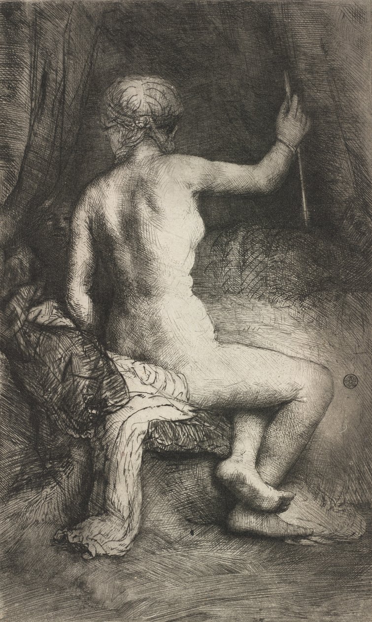 Kvinde med pilen, 1661. af Rembrandt van Rijn