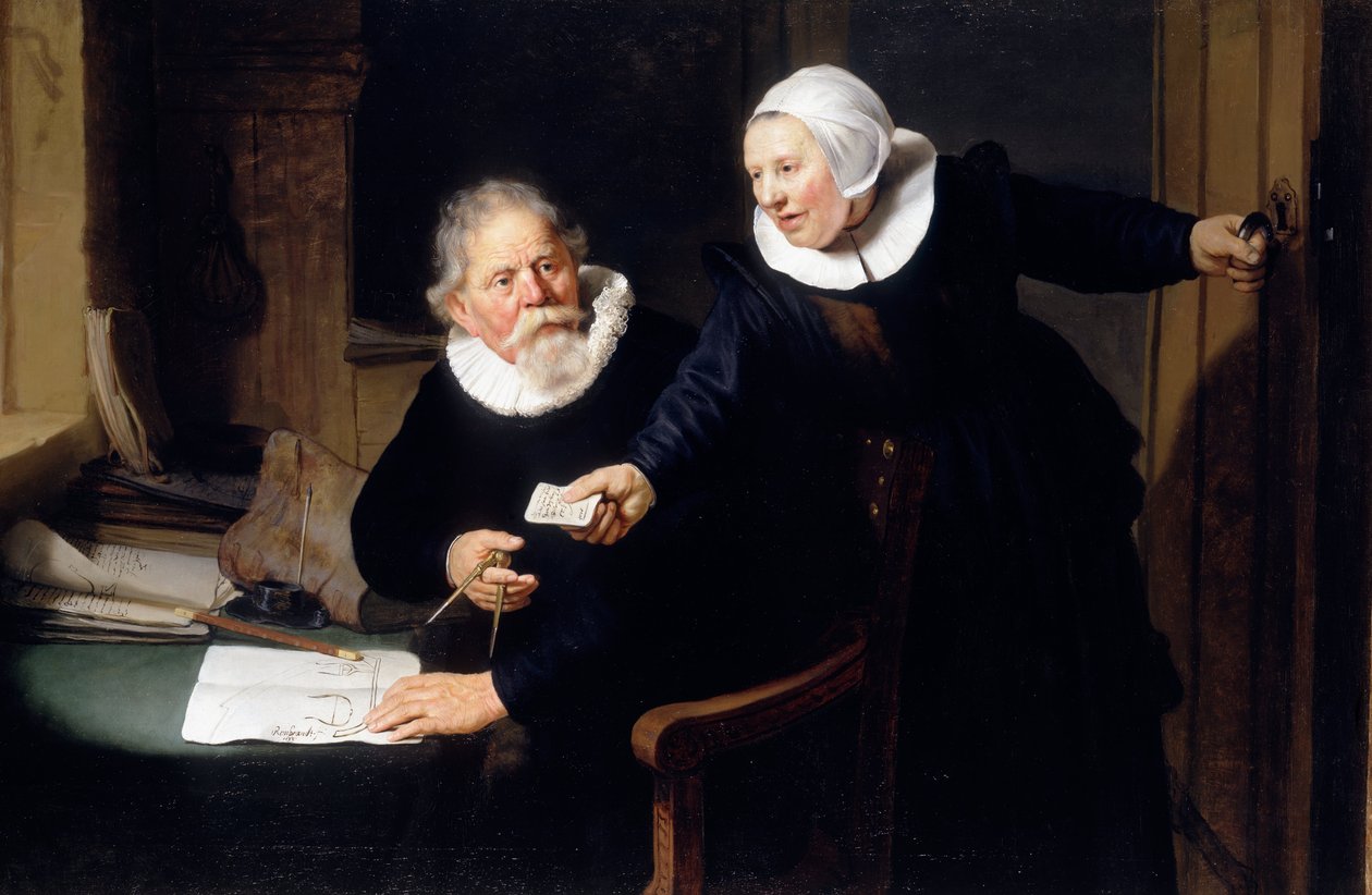 Skibsbyggeren og hans kone af Rembrandt van Rijn