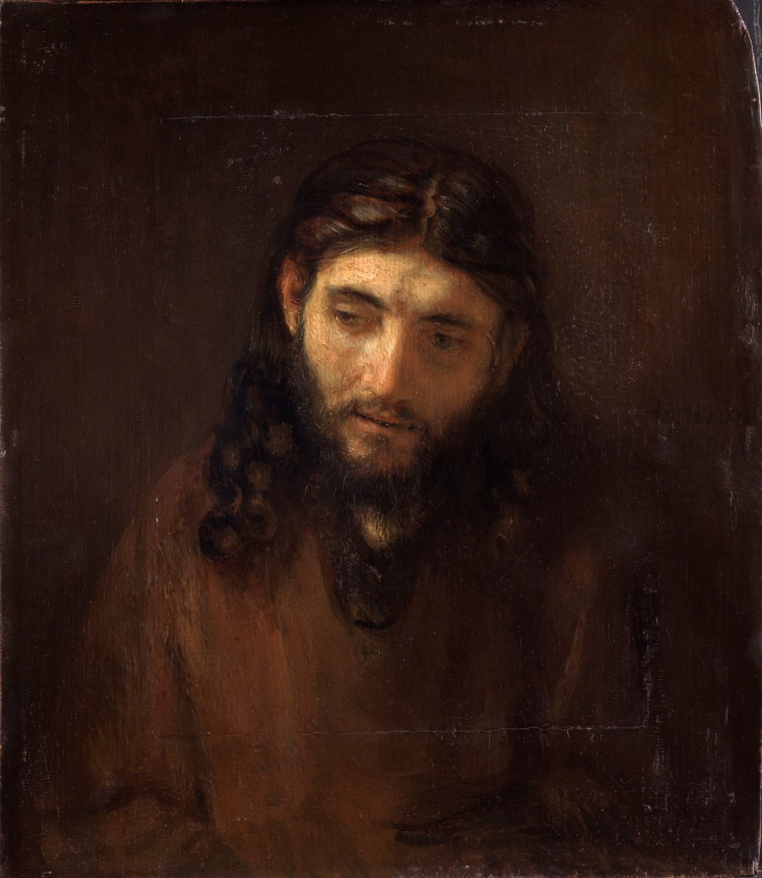 Kristi hoved af Rembrandt van Rijn