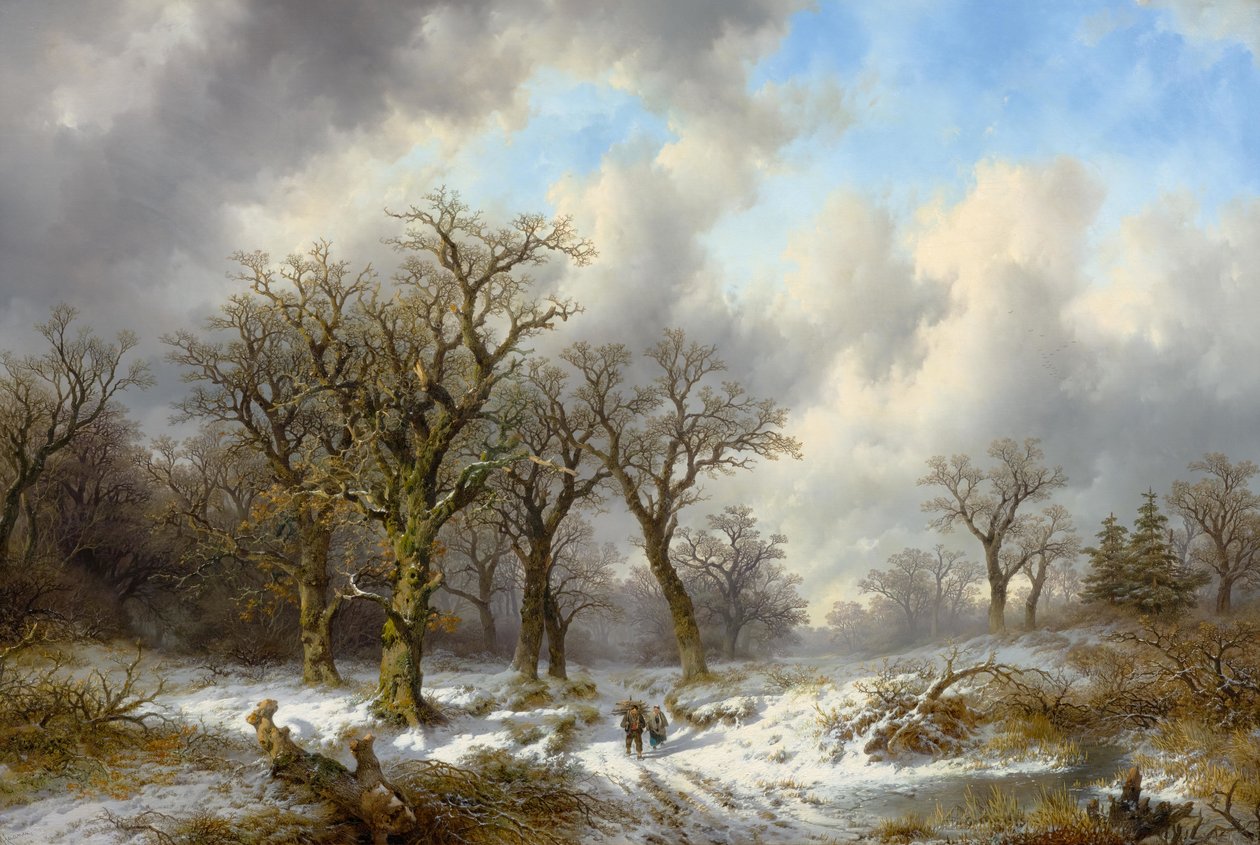 Vinterlandskab af Remigius Adrianus Haanen