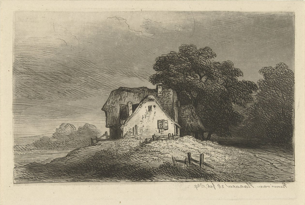 Huse på en bakke af Remigius Adrianus Haanen