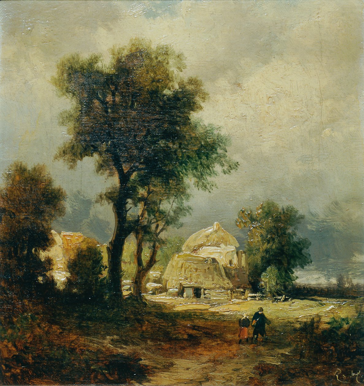 ungarsk landsby af Remigius Adrianus van Haanen