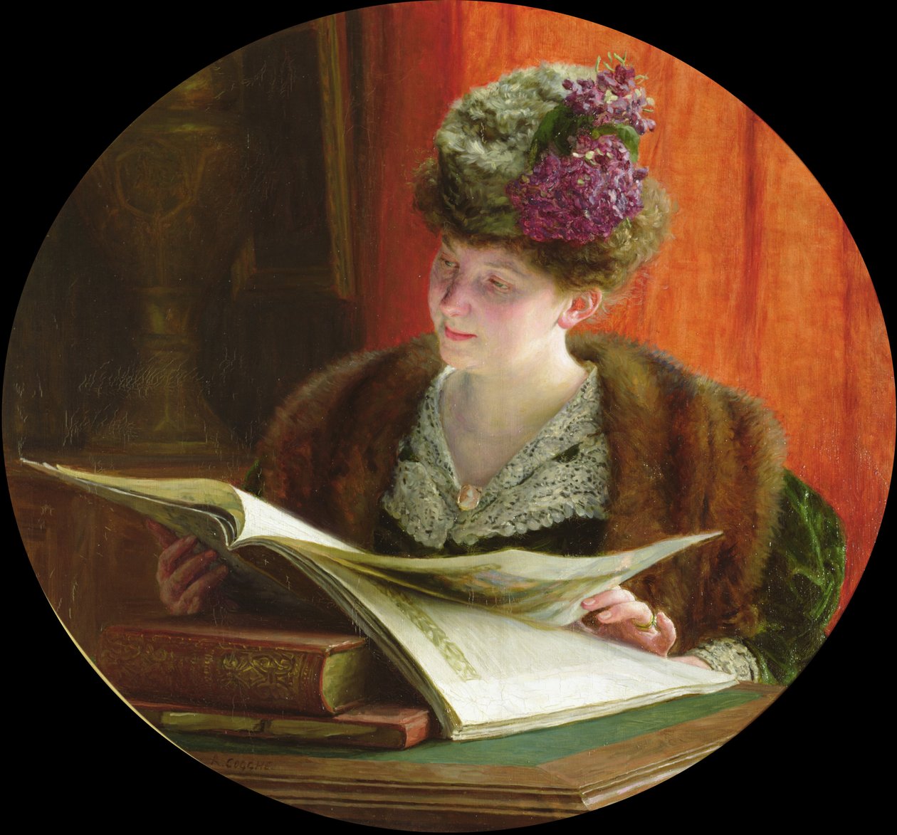 Madame Zoe Malard (f. 1884) 1907 af Remy Cogghe