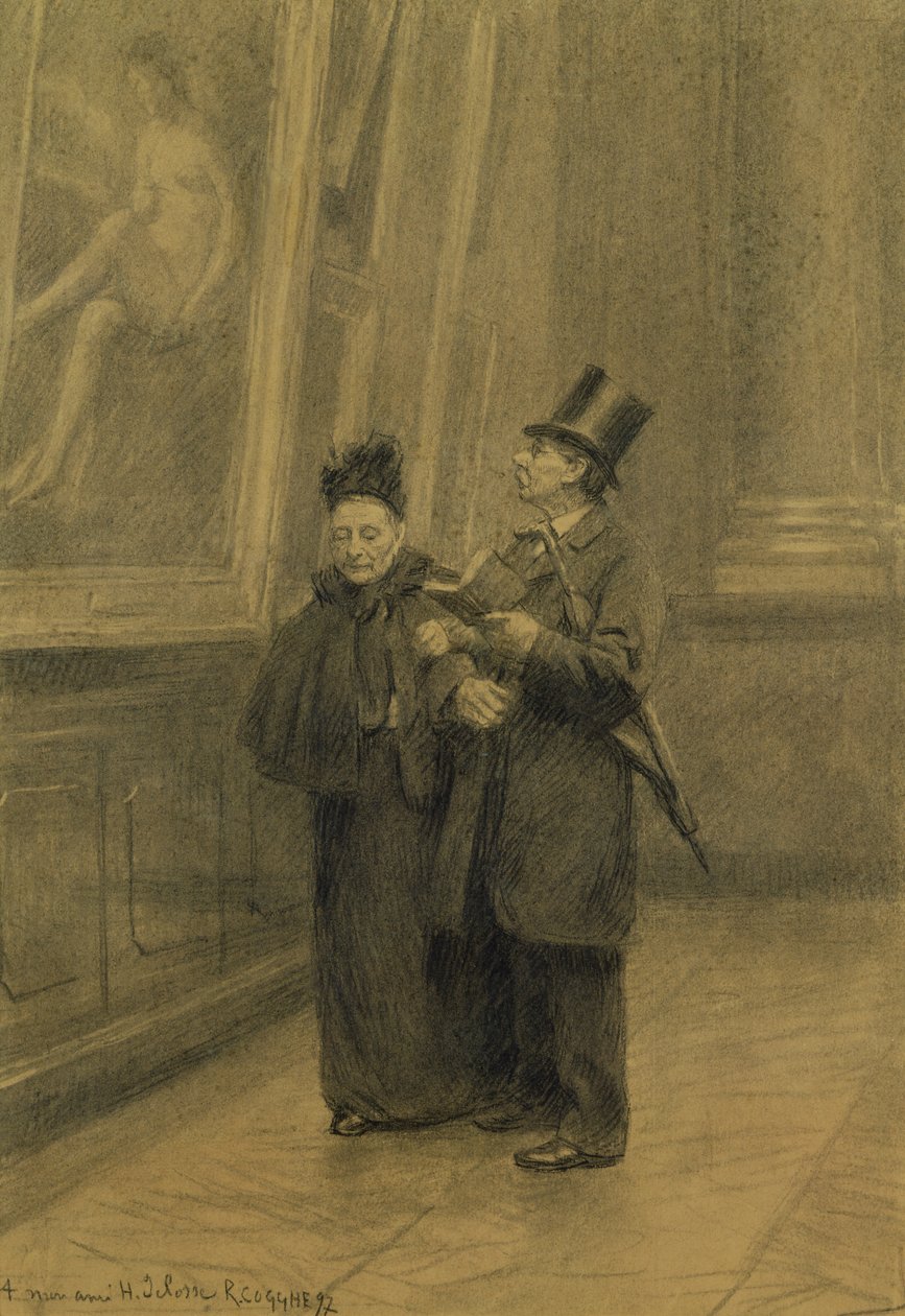 Rundvisning på museet, 1897 af Remy Cogghe