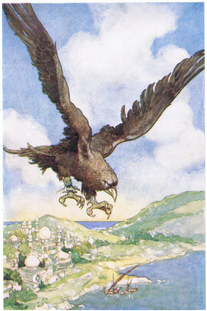 En kæmpe fugl kaldet en Roc, 1930