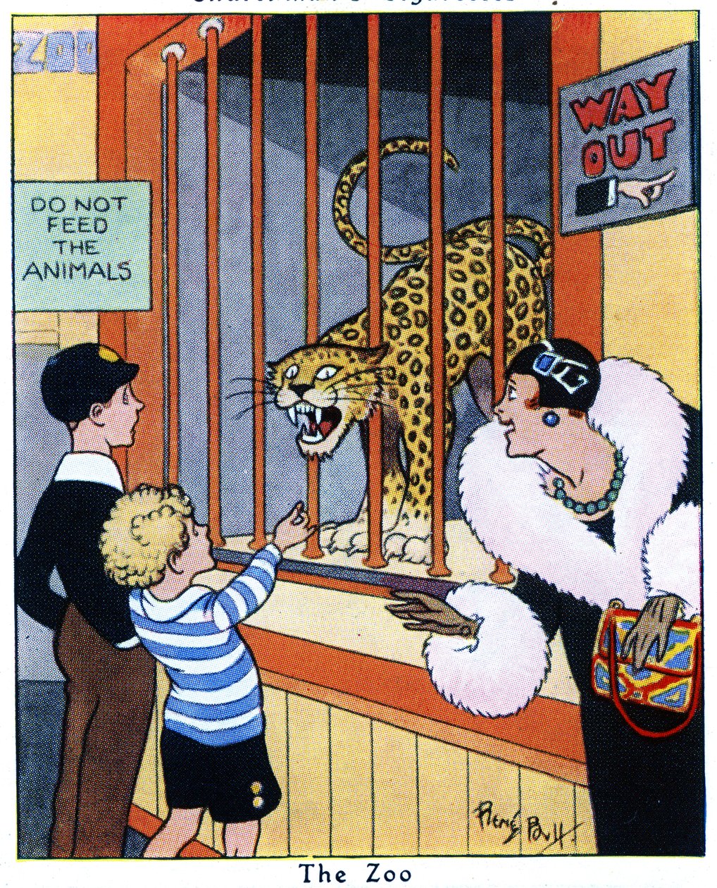 Zoo, 1936 af René Bull