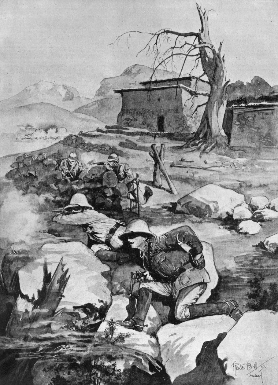 Krigskorrespondenter i fare fra Afridis af René Bull