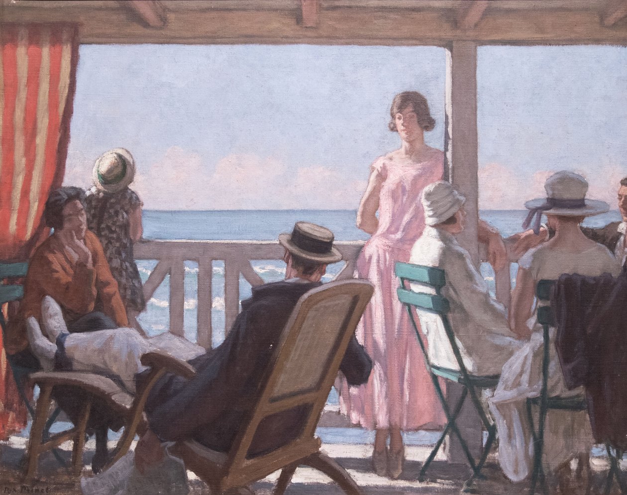 Ved kanten af ​​den engelske kanal, ca. 1924. af René François Xavier Prinet