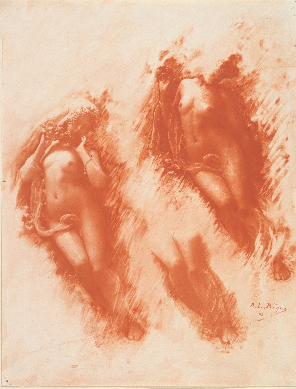 [Studie i Orange], 1903. af René Le Bègue