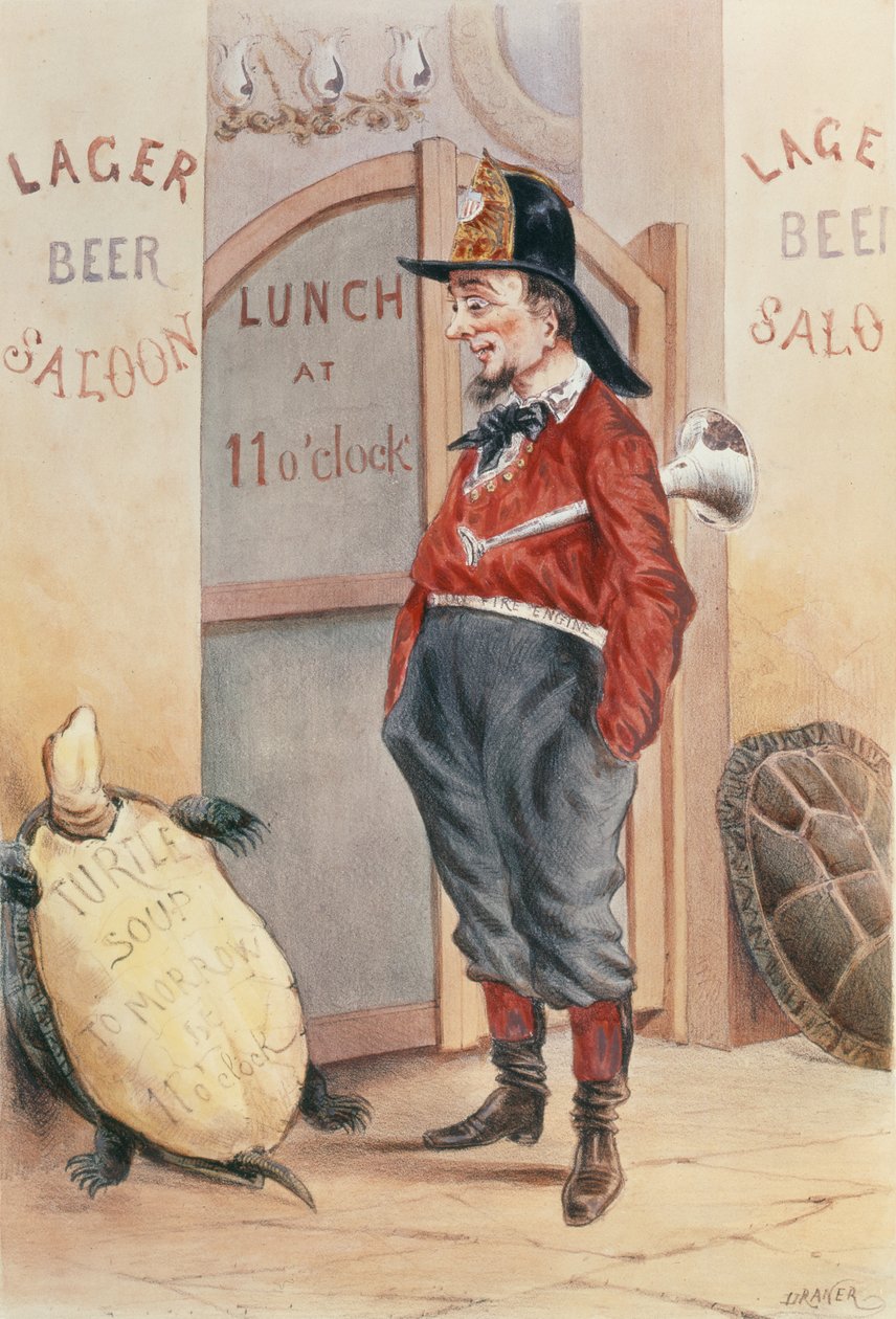 Officer i USA: Brandmand, 1864 af Renard Jules Draner