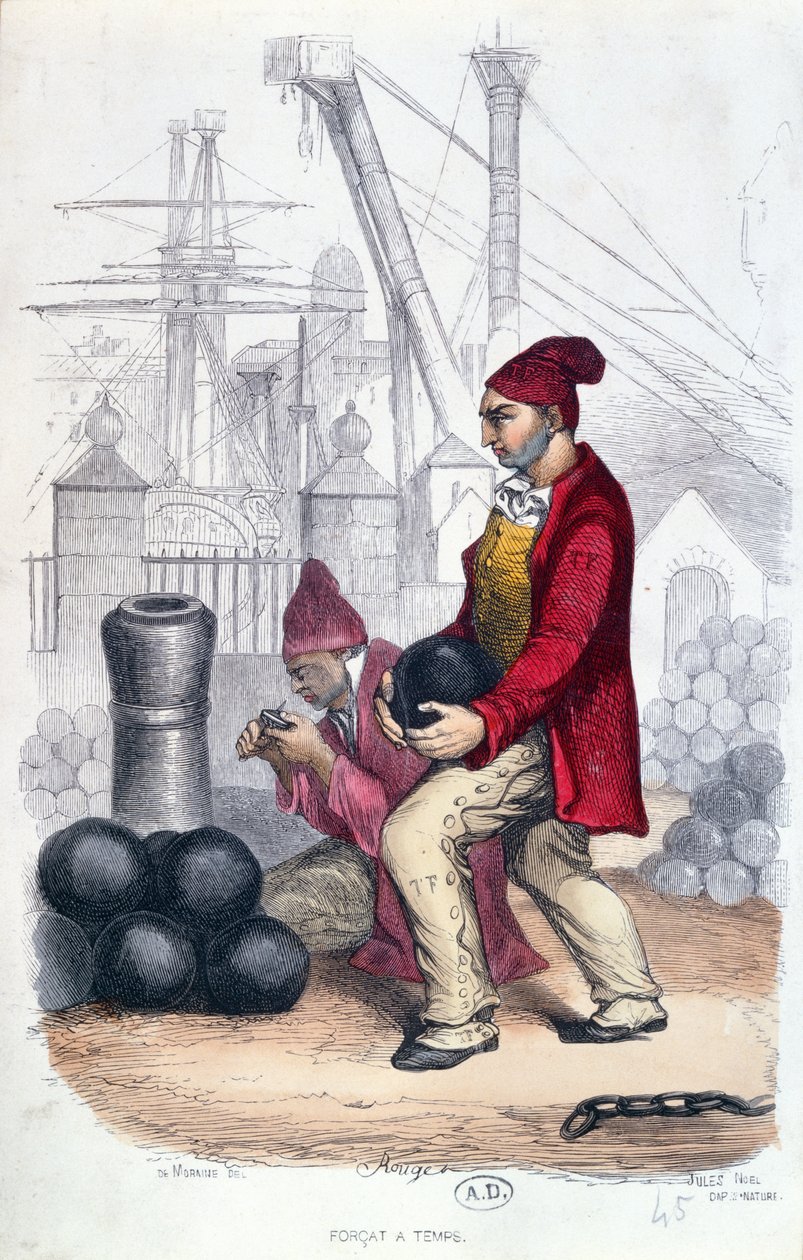 Fange, ca. 1840 af Rene Demoraine