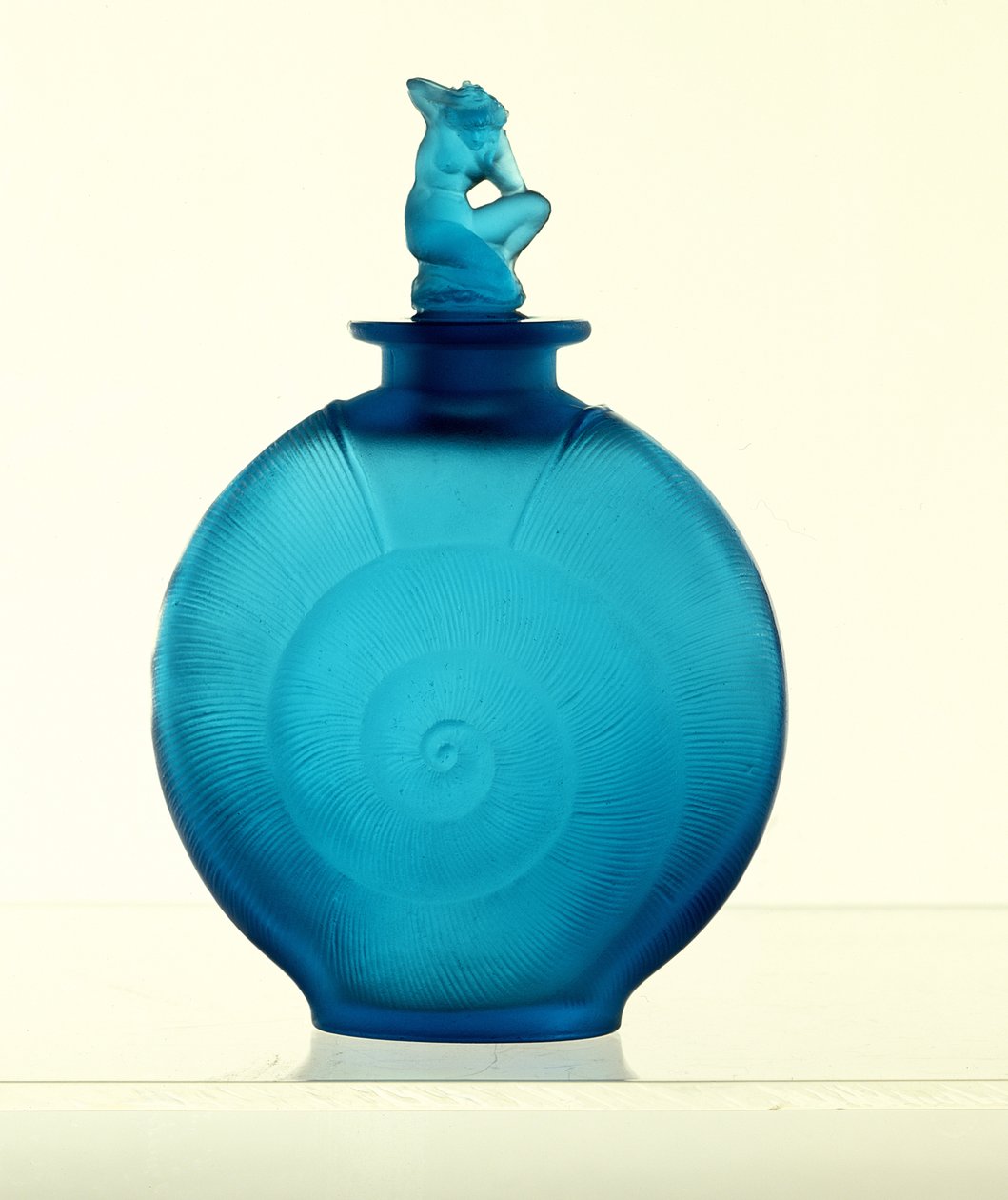 Amphitrite duftflaske og prop (glas) af Rene Jules Lalique