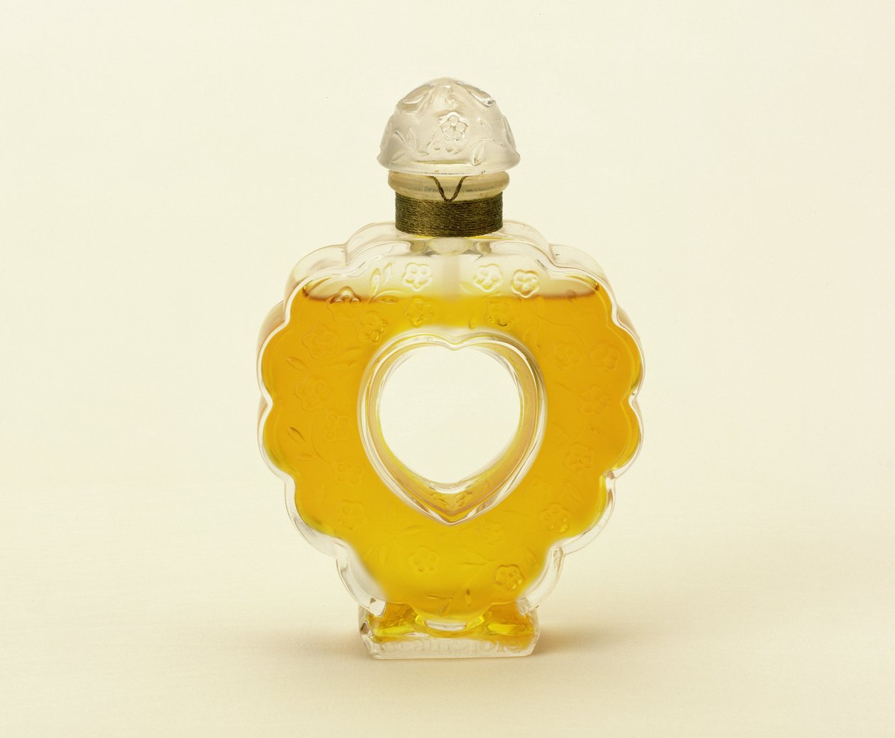 Coeur Joie, klar, matteret parfumeflaske af Lalique for Nina Ricci af Rene Jules Lalique