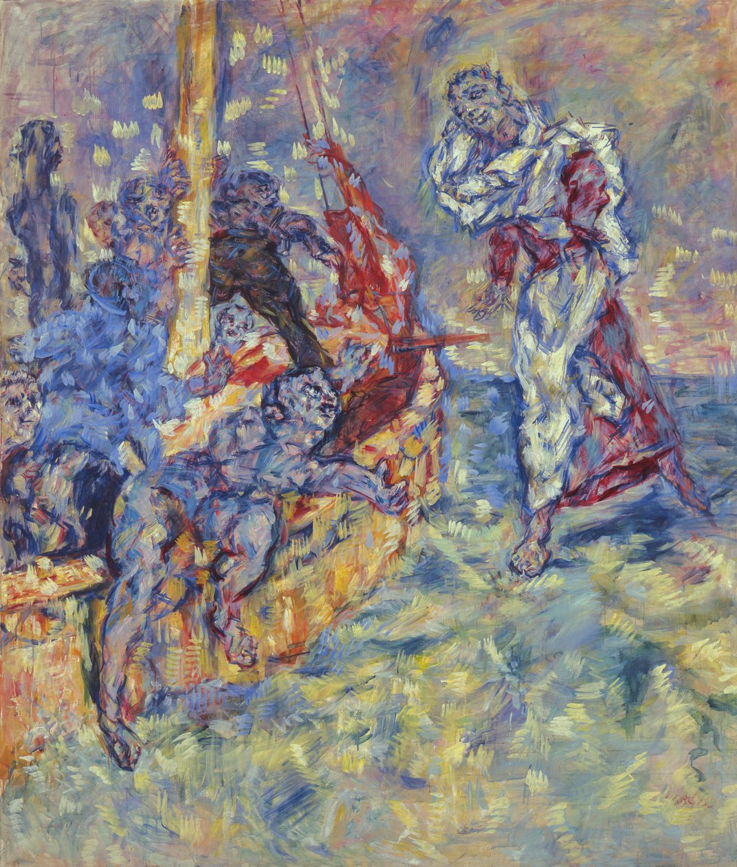 Jesus på Galilæas Sø, 1936 af Rene Morere