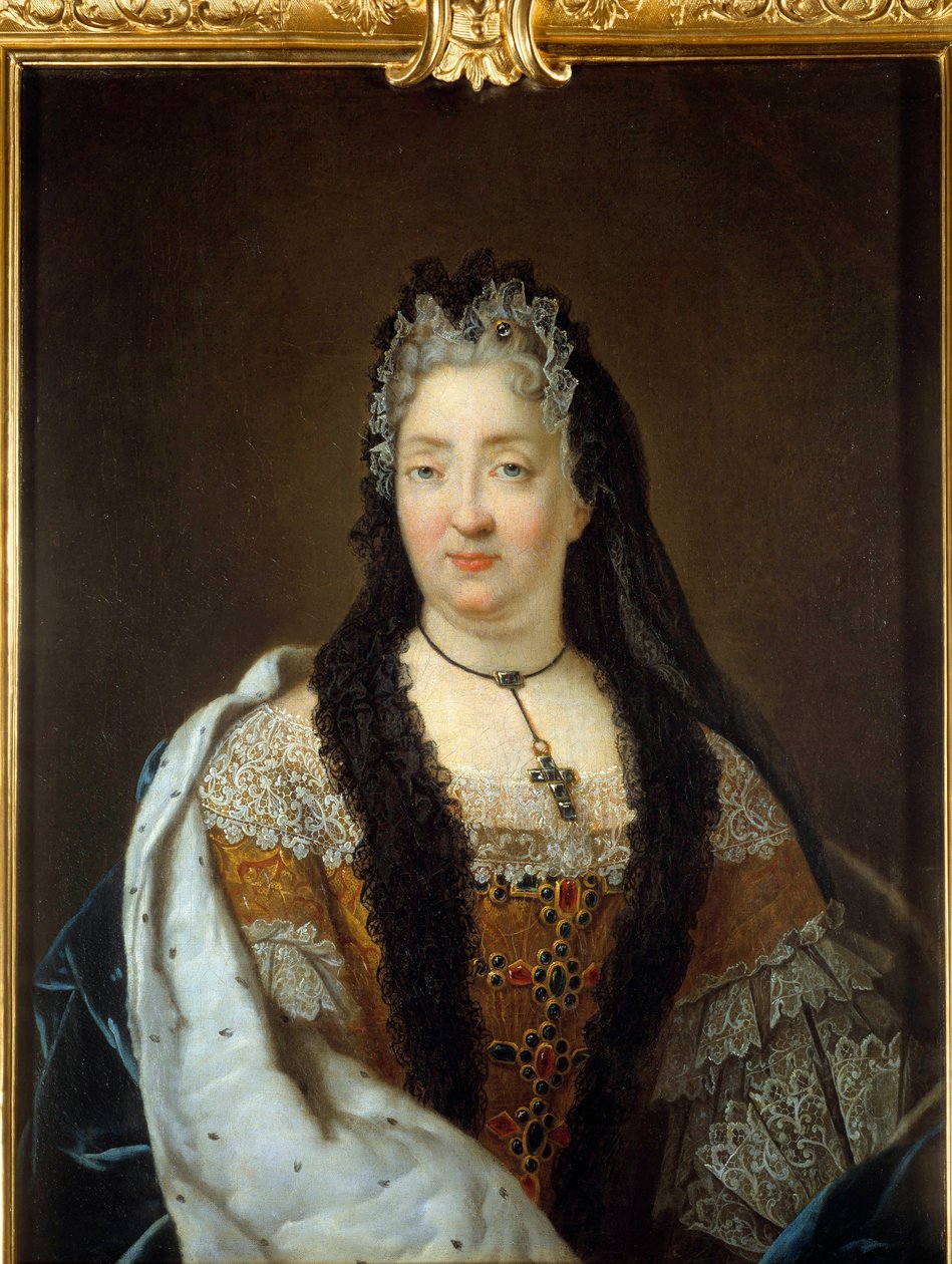 Portræt af Anne Marie de La Tremoille, Prinsesse af Ursins (1642-1722) Maleri tilskrevet Rene Antoine Houasse (1645-1710) af René Antoine Houasse