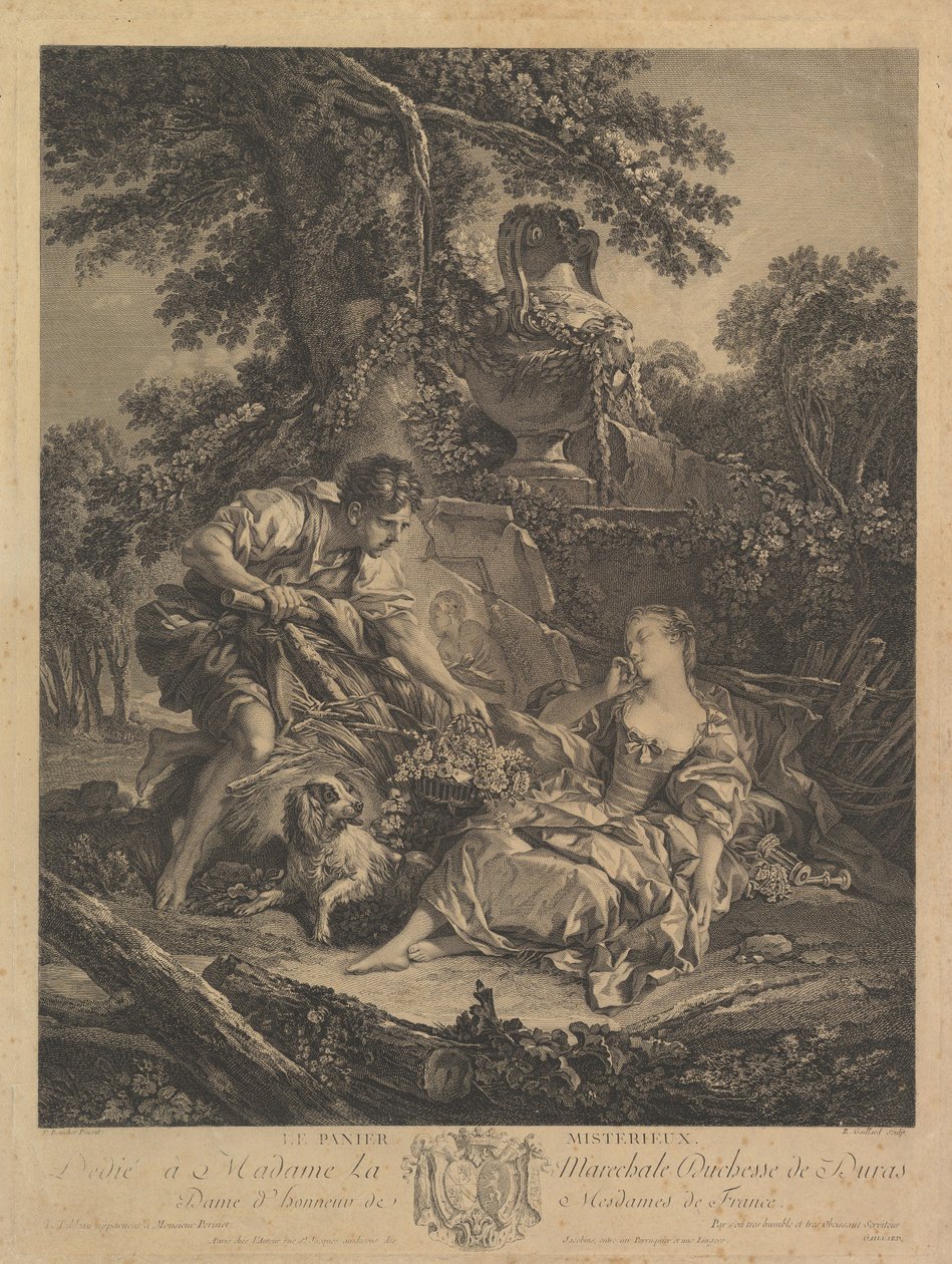 Le Panier Misterieux Den mystiske kurv, 1700-tallet. af Rene Gaillard