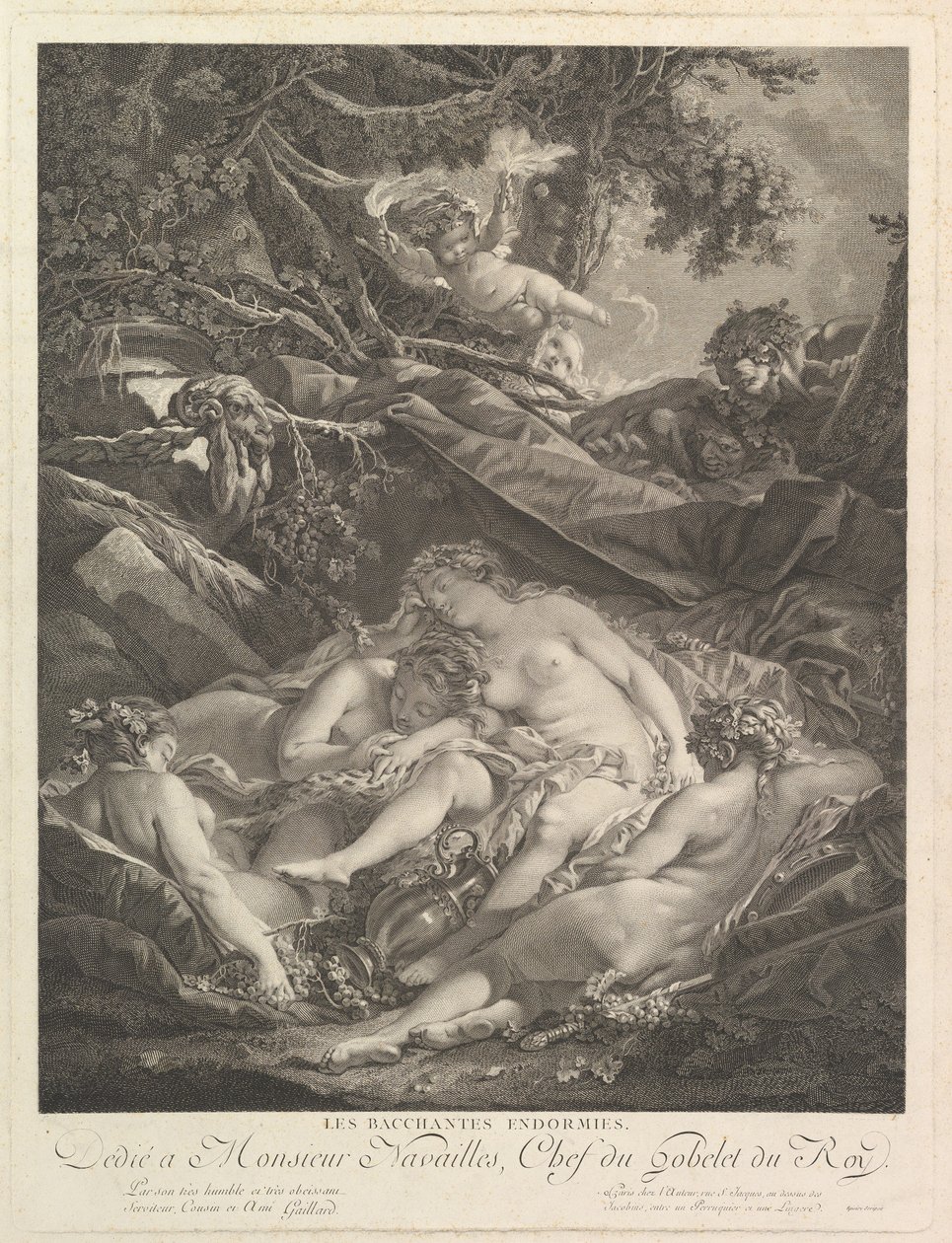 De sovende bacchanter De sovende bacchanter, 1700-tallet. af Rene Gaillard