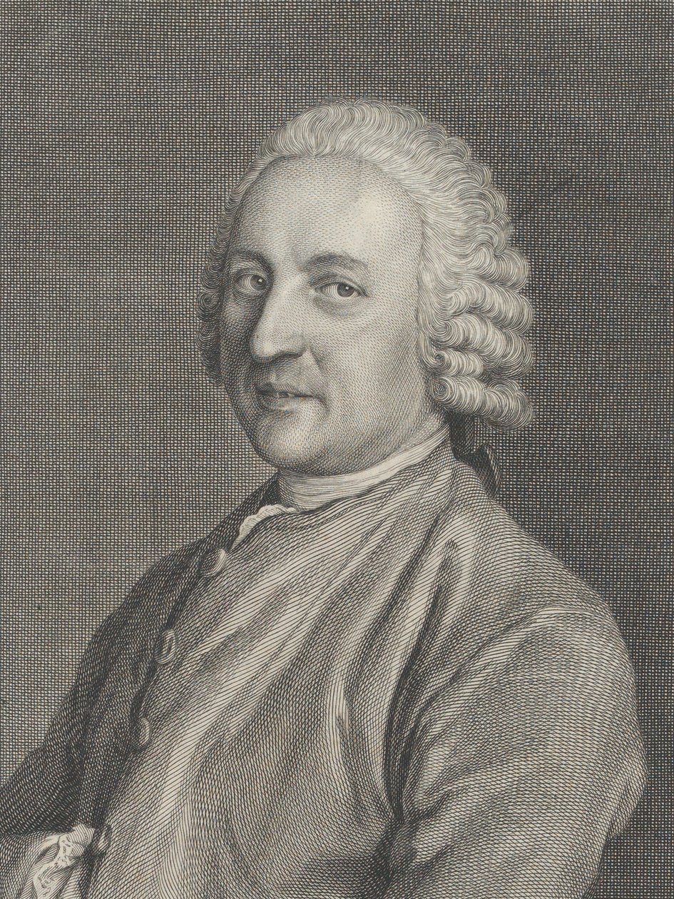 Portræt af Théodore Tronchin, 1782. af Rene Gaillard