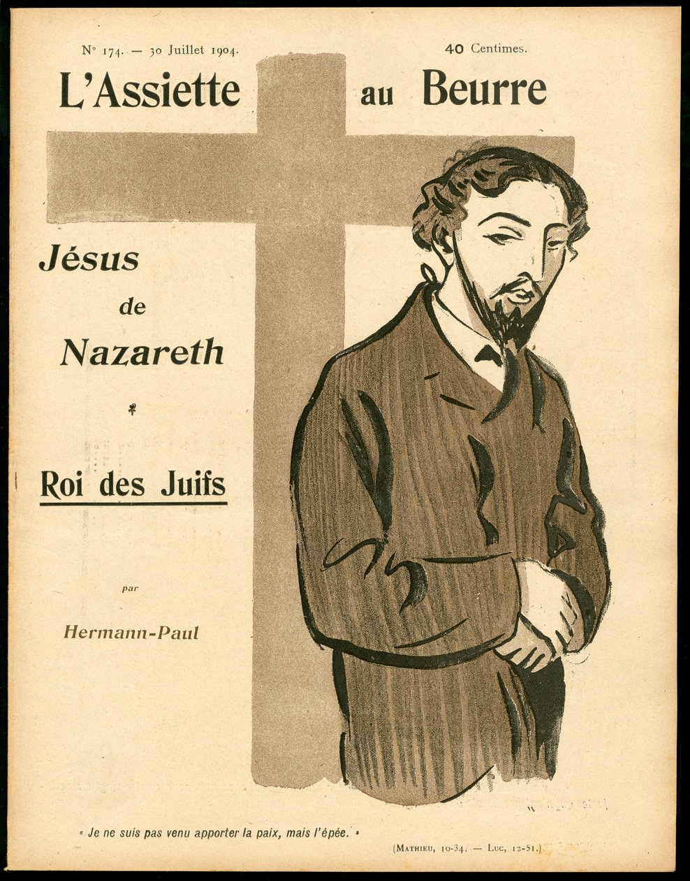 Cover af "" The Butter Plate"", Satirisk i farver af Rene George Hermann Paul