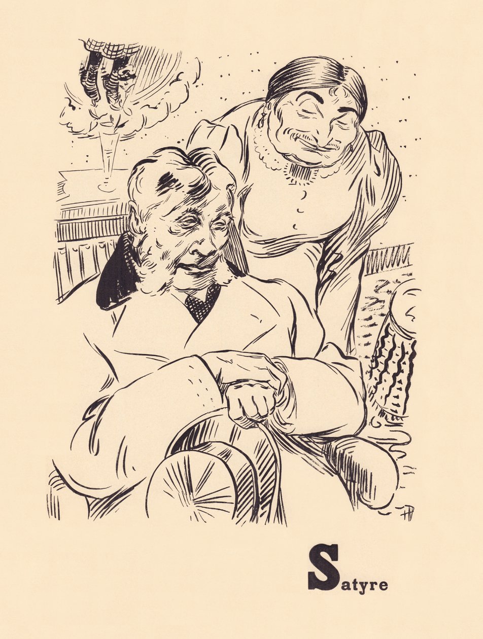 S som Satyr af Rene George Hermann-Paul