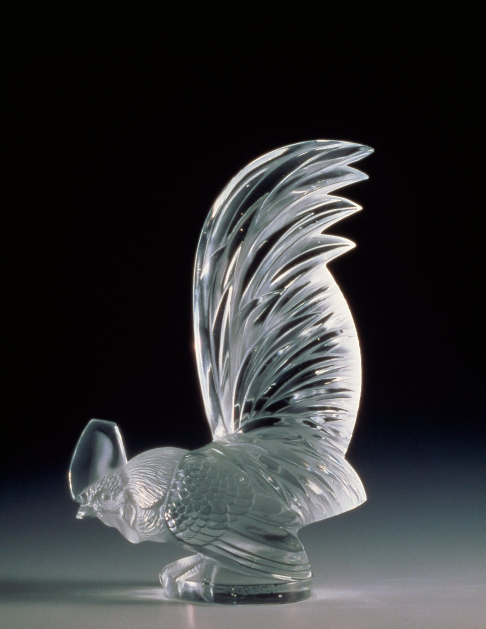 Coq Nain (lille bantam) kølerhætte af Rene Jules Lalique