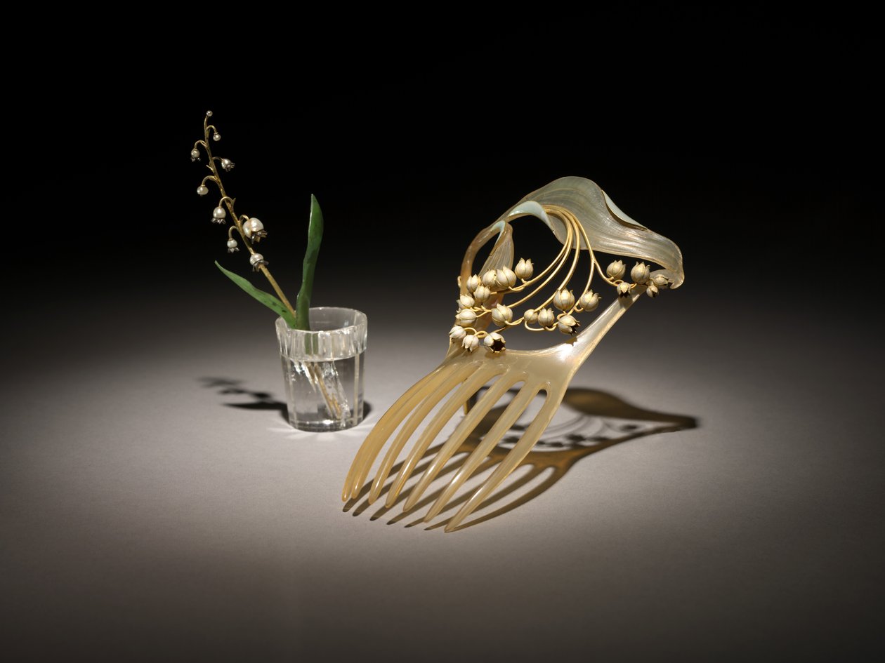 Hårdekoration, ca. 1900 af Rene Jules Lalique