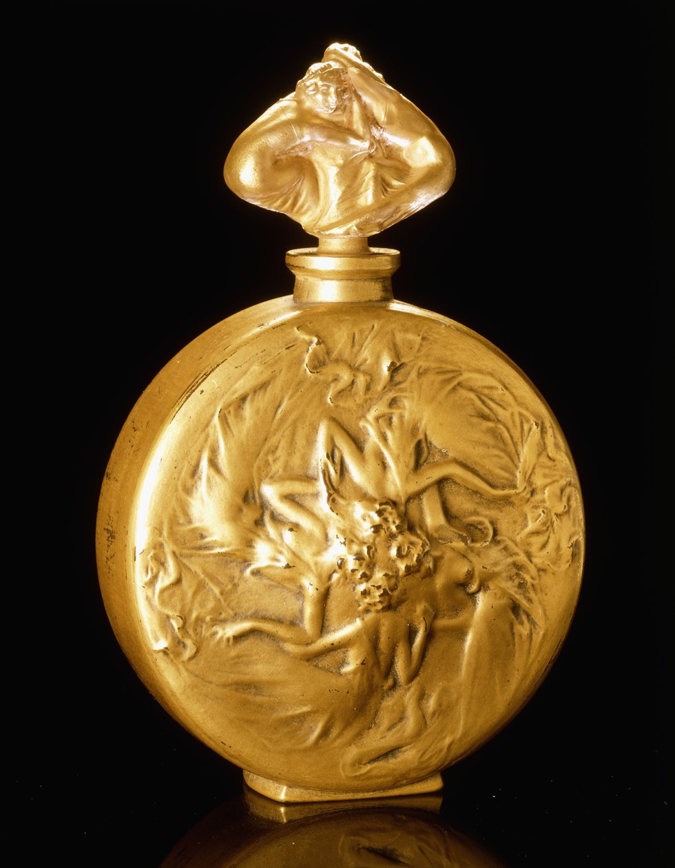 Rosace figurer på en duftflaske, af Rene Jules Lalique