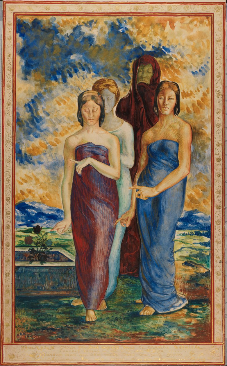 Allegoriske figurer, slutningen af det 19.-begyndelsen af det 20. århundrede. af Rene Piot