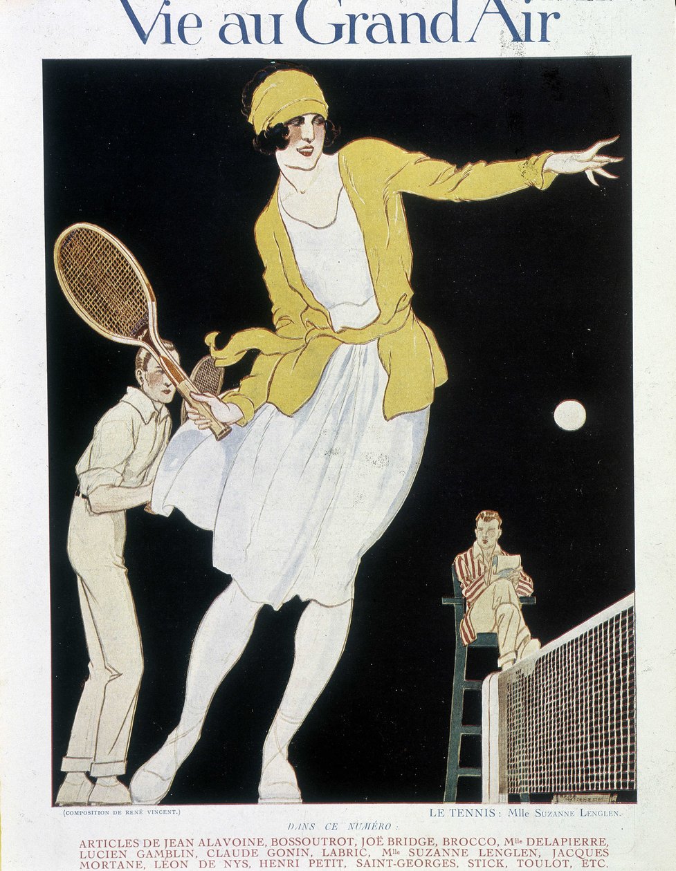 Suzanne Lenglen af Rene Vincent