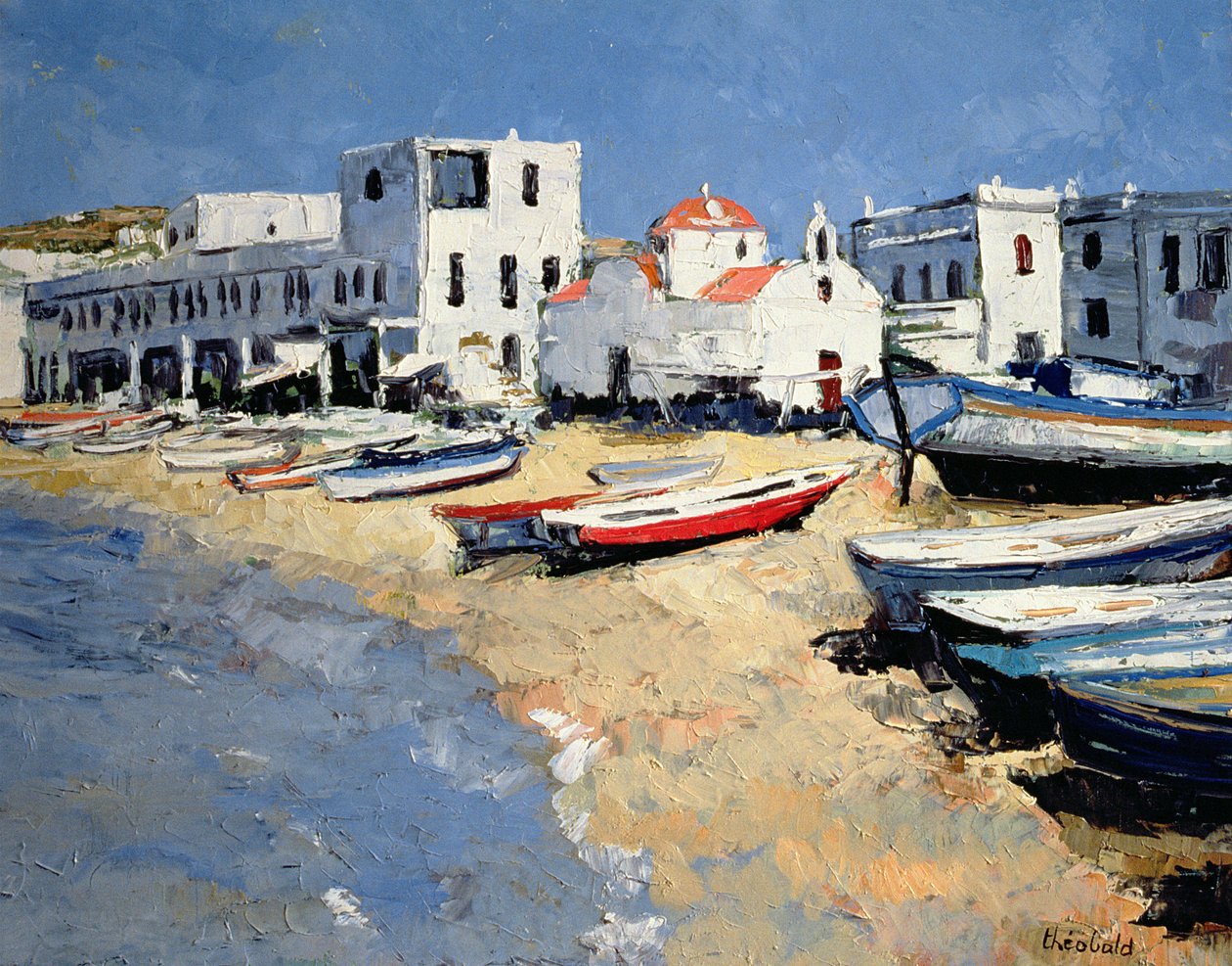 Mykonos kirke af Renee Theobald