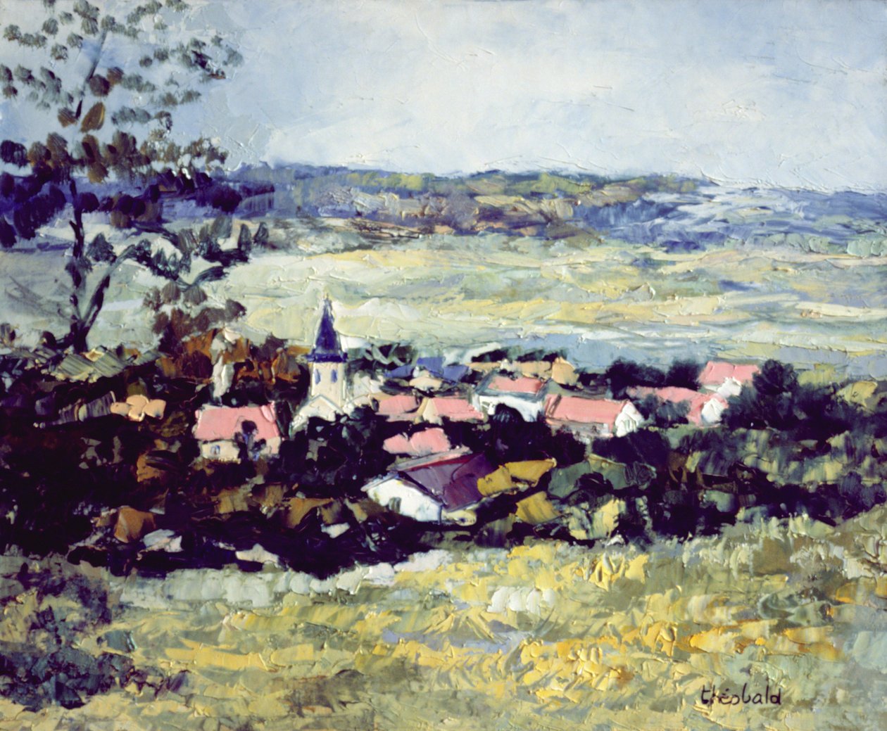 Landsby i Bourgogne af Renee Theobald
