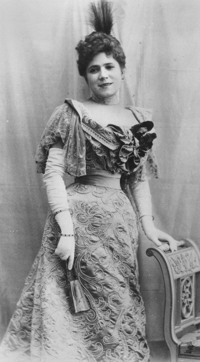 Portræt af Jeanne Granier, ca.1870 af Reutlinger Studio