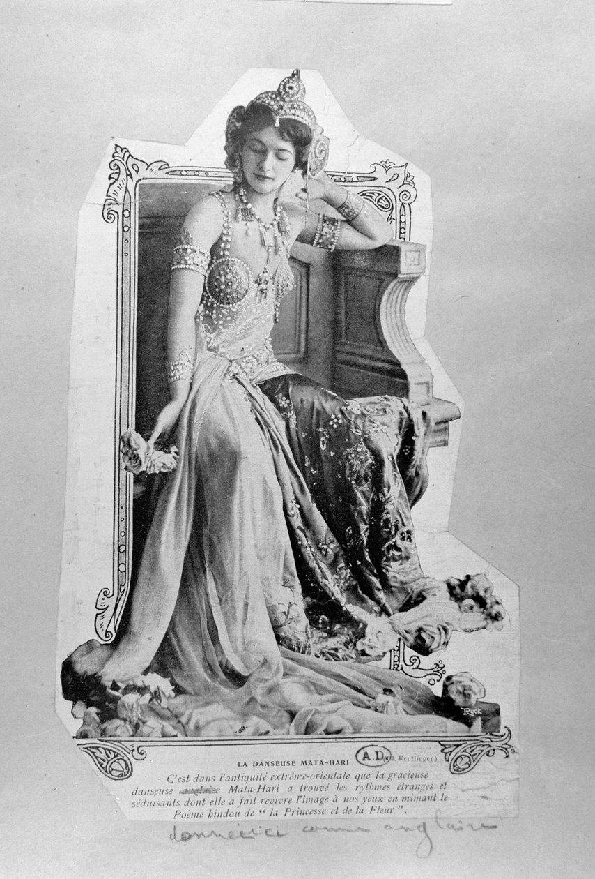 Mata Hari (1876-1917) 1910 af Reutlinger Studio
