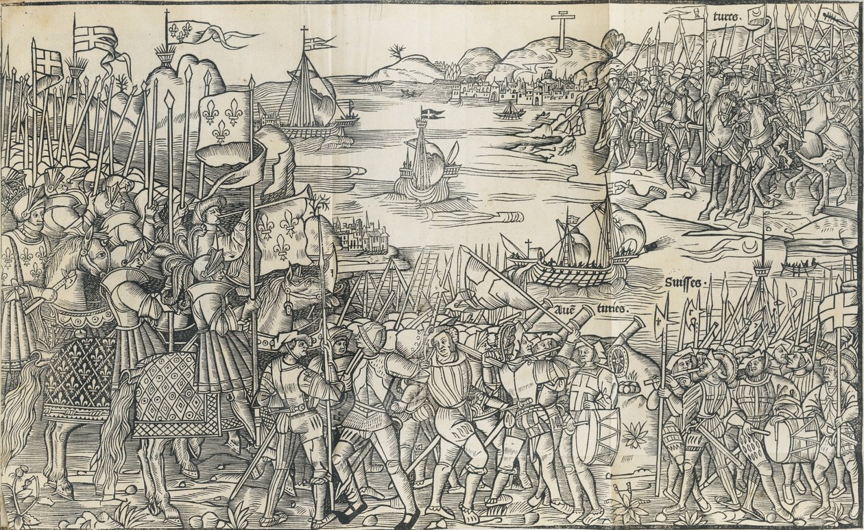Illustration fra Rejsen til det hellige land af Bernhard von Breidenb af Reuwich