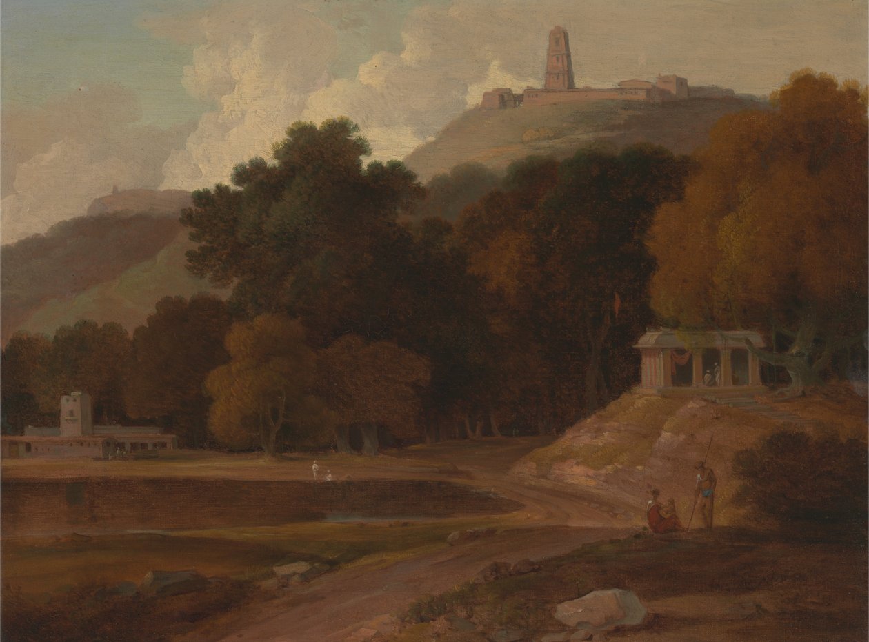 Bakket landskab i Indien af Rev. Edward Thomas Daniell