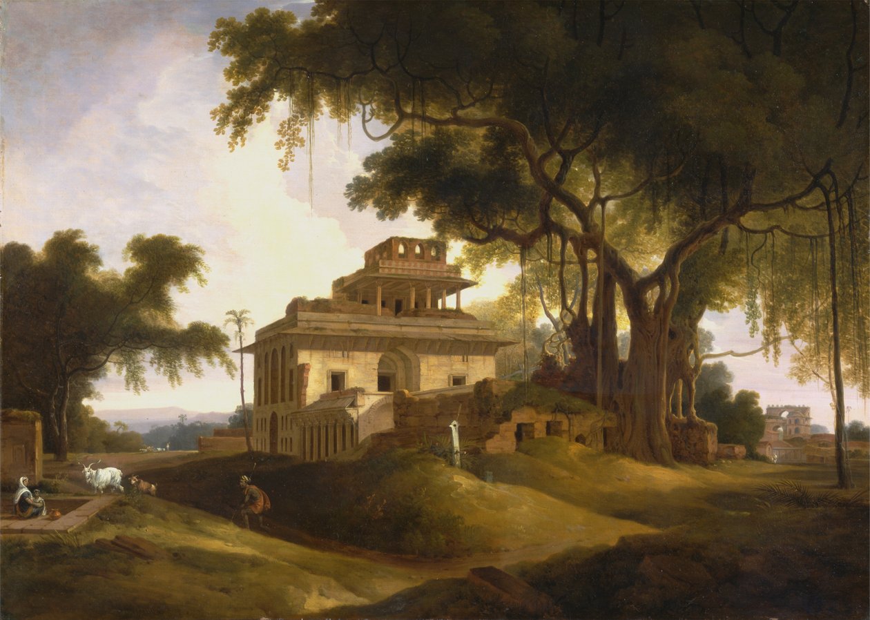 Ruiner af Naurattan, Sasaram, Bihar af Rev. Edward Thomas Daniell