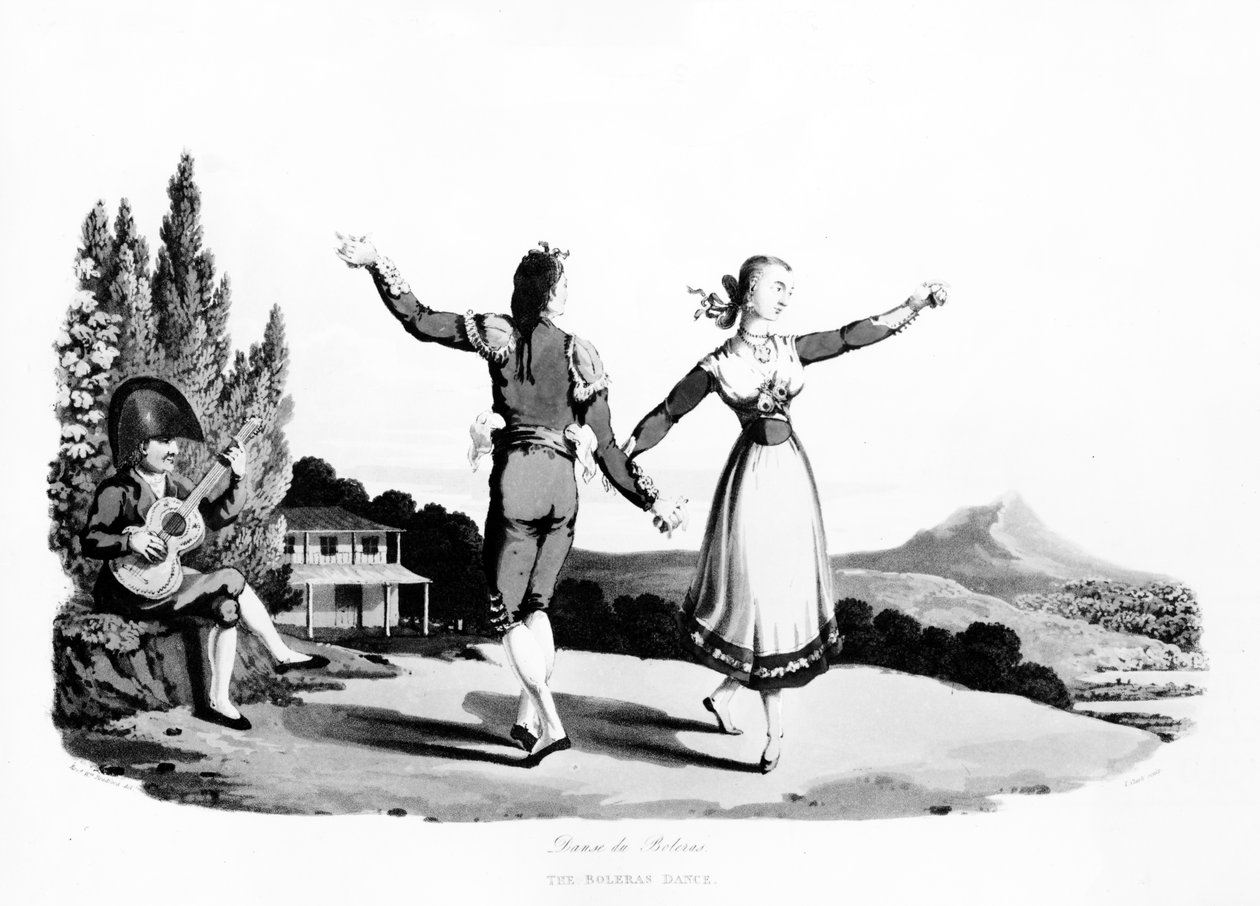 Boleras-dansen, illustration fra 
