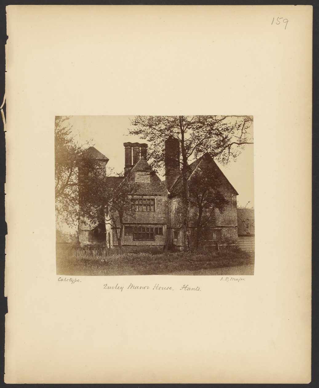 Durley Manor House, Hants af Reverend John Richardson Major