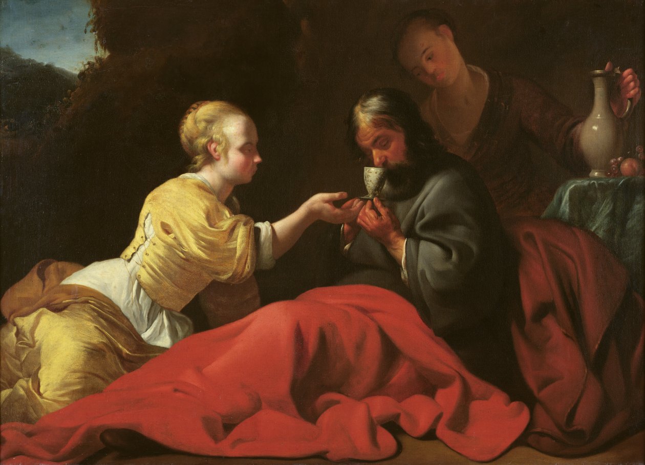 Lot og hans døtre af Reyer Jacobsz van Blommendael